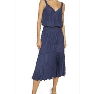 Ramy Brook Navy Midi Dress